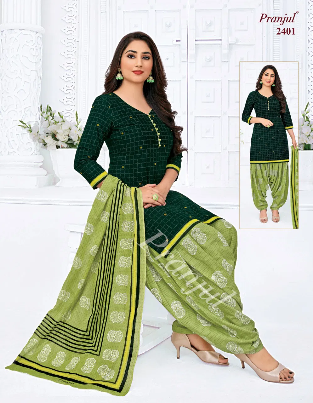 Pranjul Priyanshi 24 Cotton Printed Designer casual Wear Dress Material Collection